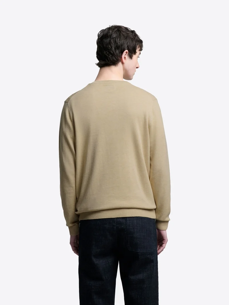 Pull col V en coton bio