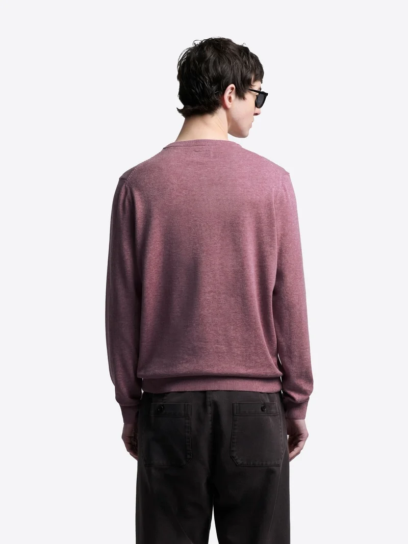 Pull col V en coton bio