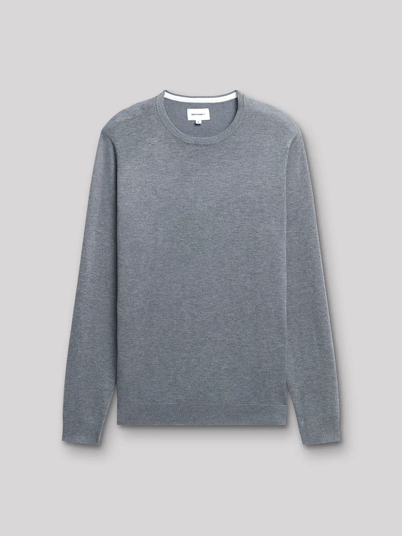 Pull col rond en viscose certifiée