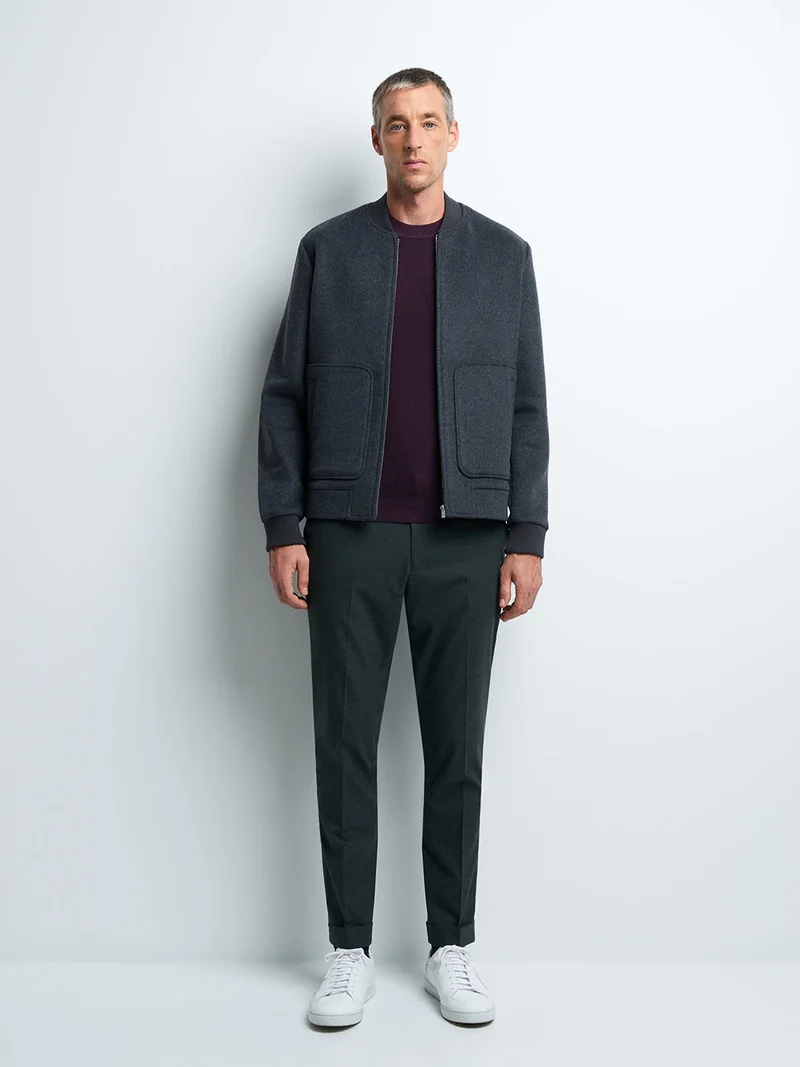 Pull col rond en viscose certifiée