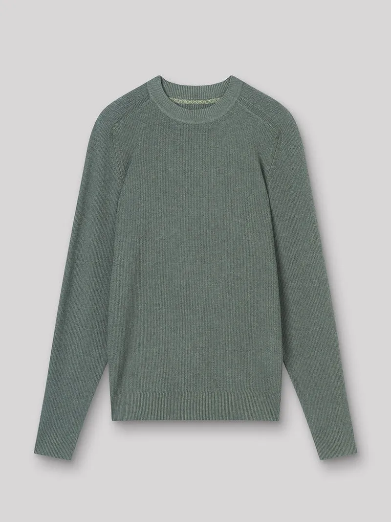 Pull col rond en viscose certifiée