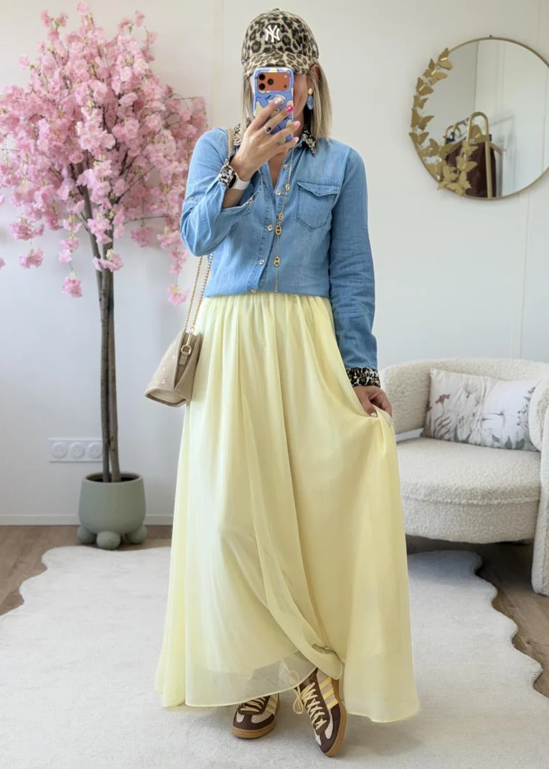 Jupe Heloise jaune (taille grand)