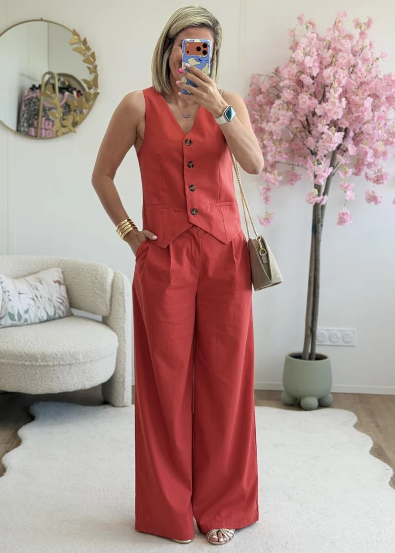 Ensemble Joy terracotta
