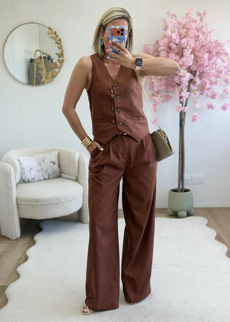 Ensemble Joy marron