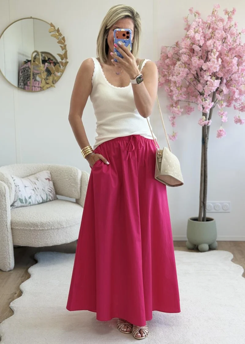 Jupe Anouk fuchsia