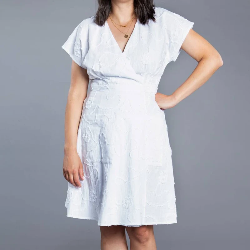 PATRON DE COUTURE PDF | Robe portefeuille Elodie | Closet Core | BILINGUE (FR/EN)
