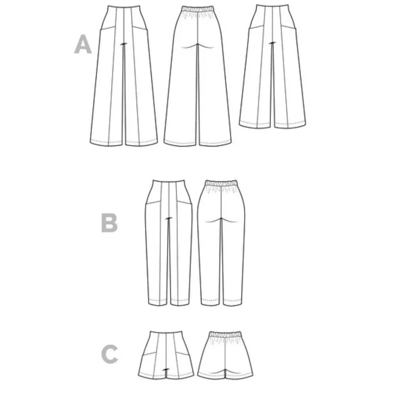 PATRON DE COUTURE PDF | Pantalon & shorts Pietra | Closet Core