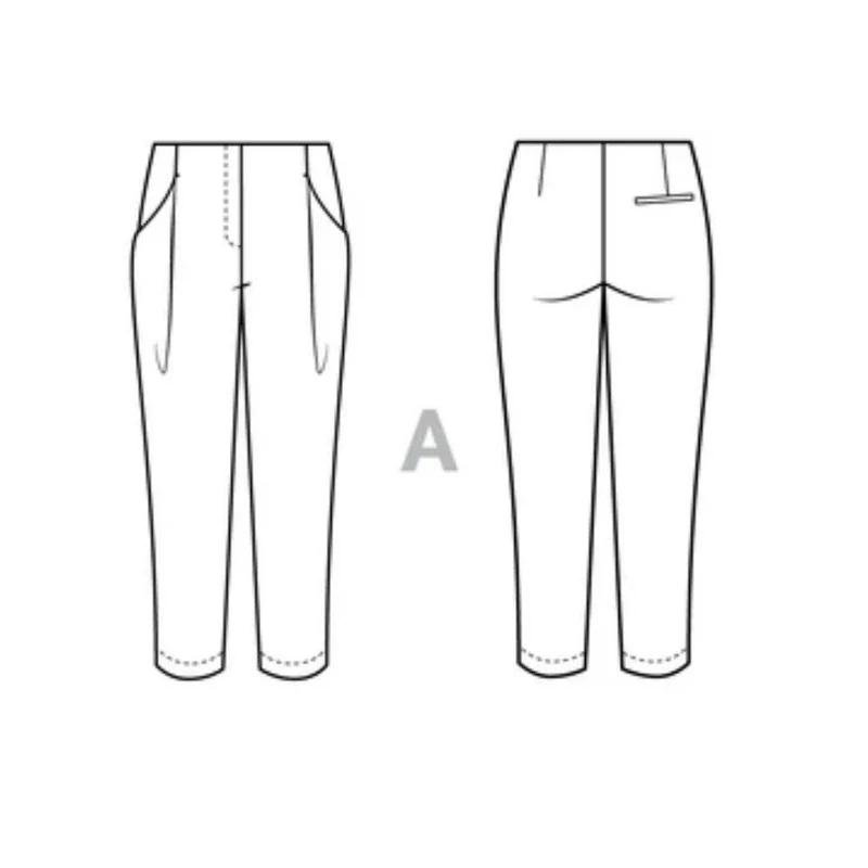 PATRON DE COUTURE PDF | Pantalon Mitchell | Closet Core | BILINGUE (FR/EN)