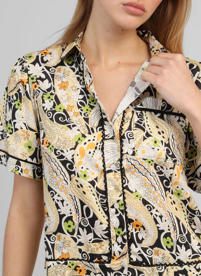 CHEMISE SARIEL melancolia noir
