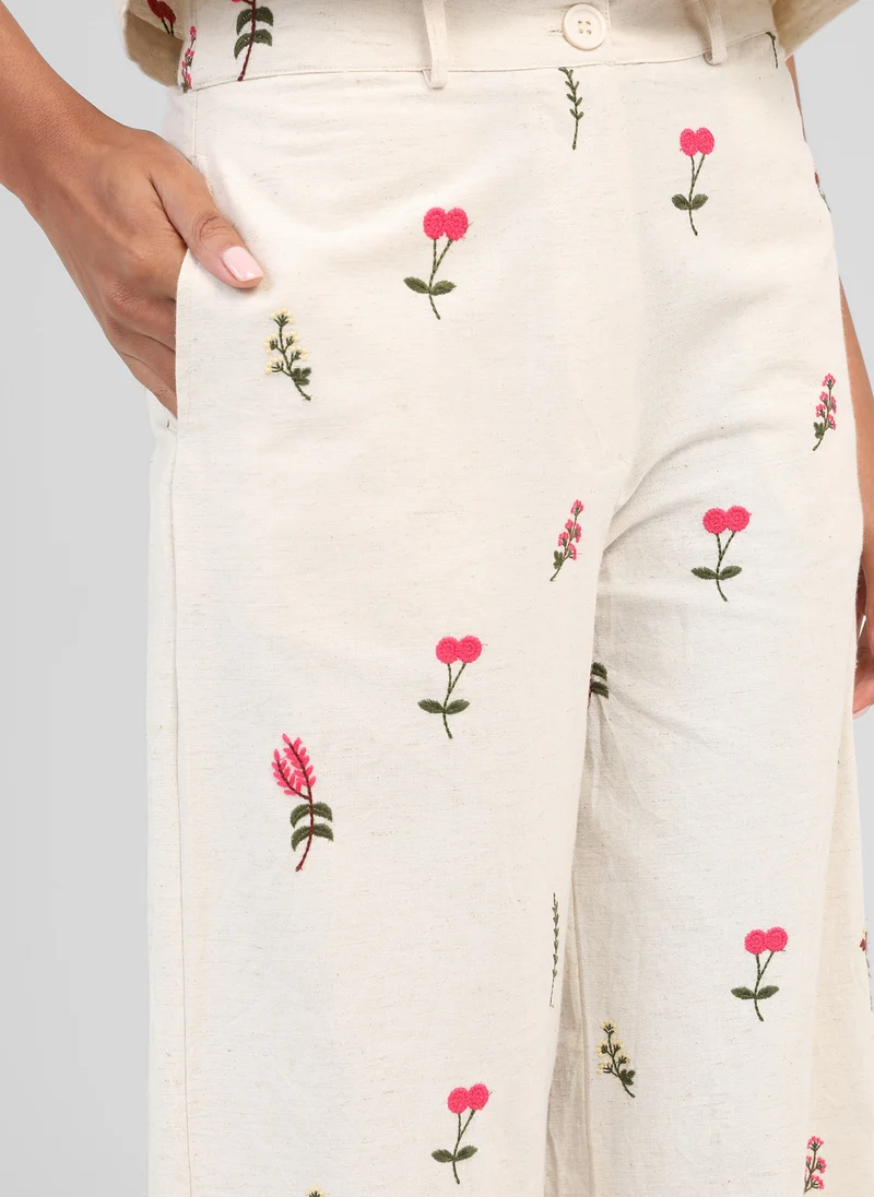 PANTALON RAIPONCE ecru