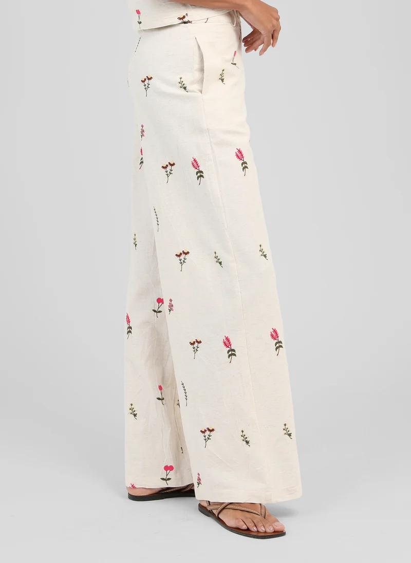 PANTALON RAIPONCE ecru