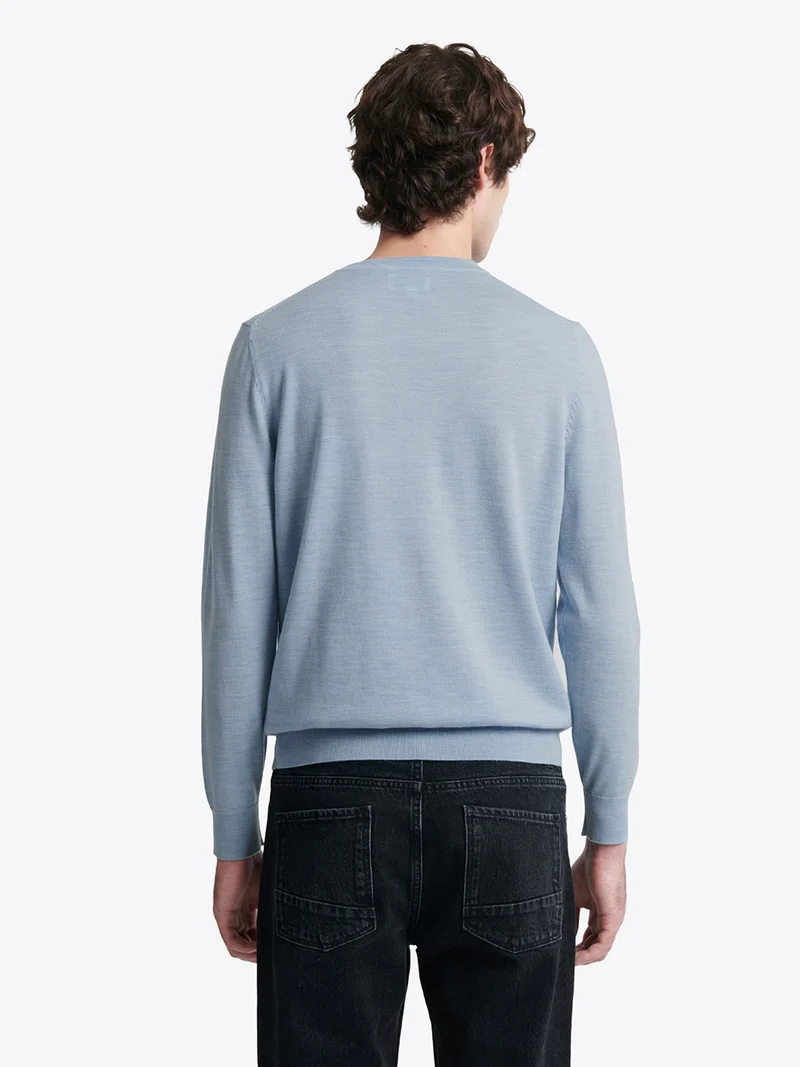 Pull col rond 100% laine mérinos