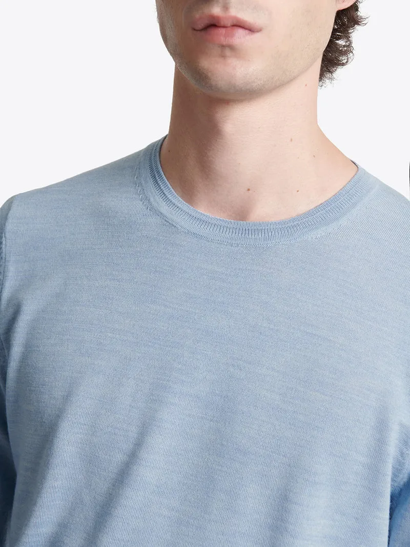 Pull col rond 100% laine mérinos