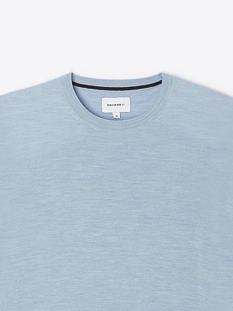 Pull col rond 100% laine mérinos