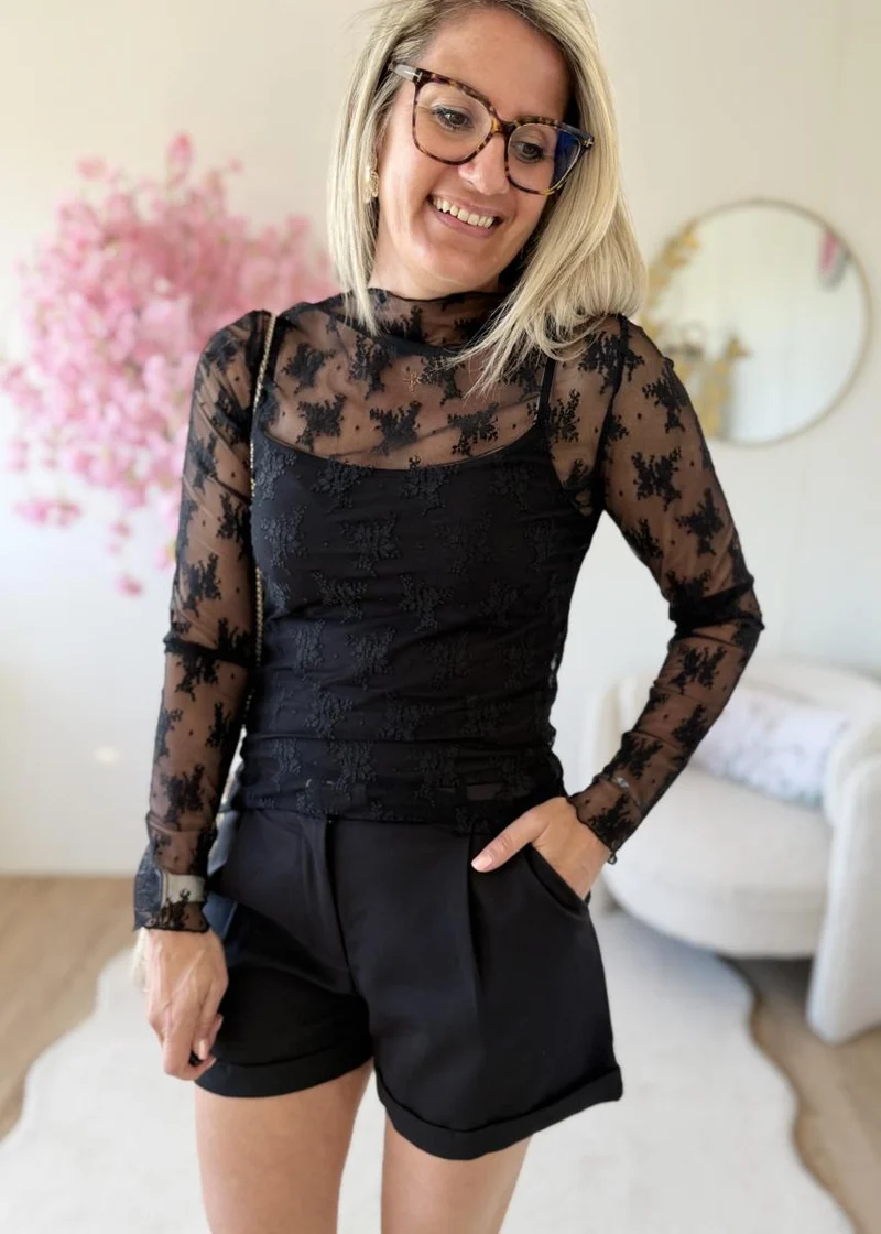 Top Malvina noir