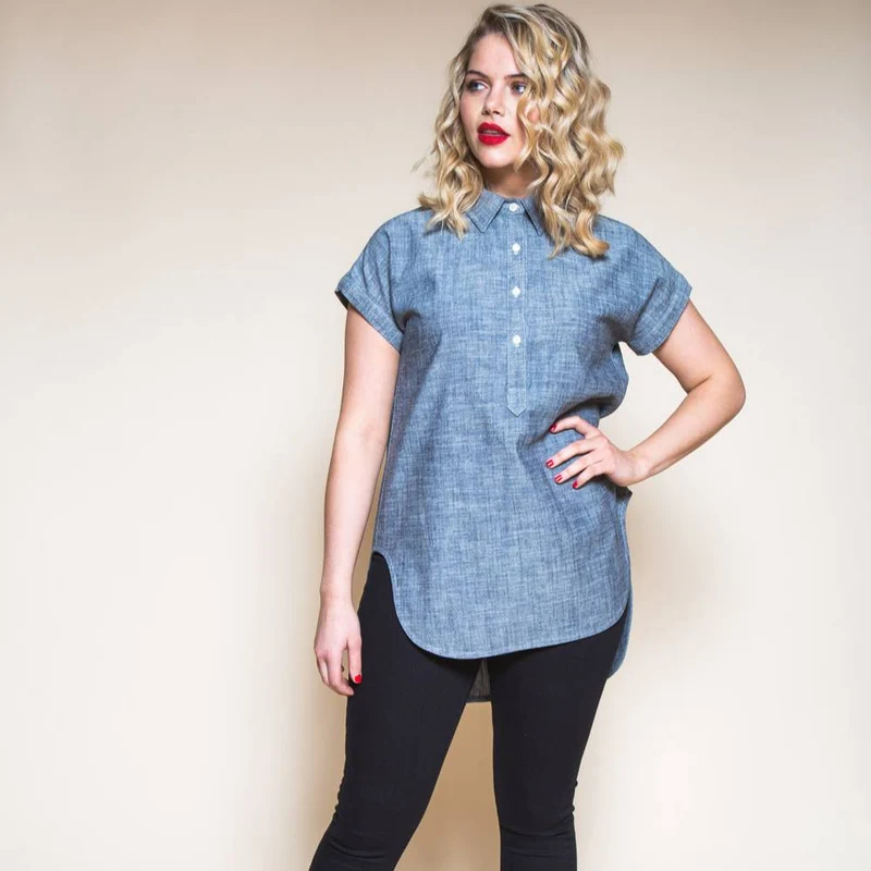 PATRON DE COUTURE PDF | Kalle – Chemise et robe chemise | Closet Core | BILINGUE (FR/EN)