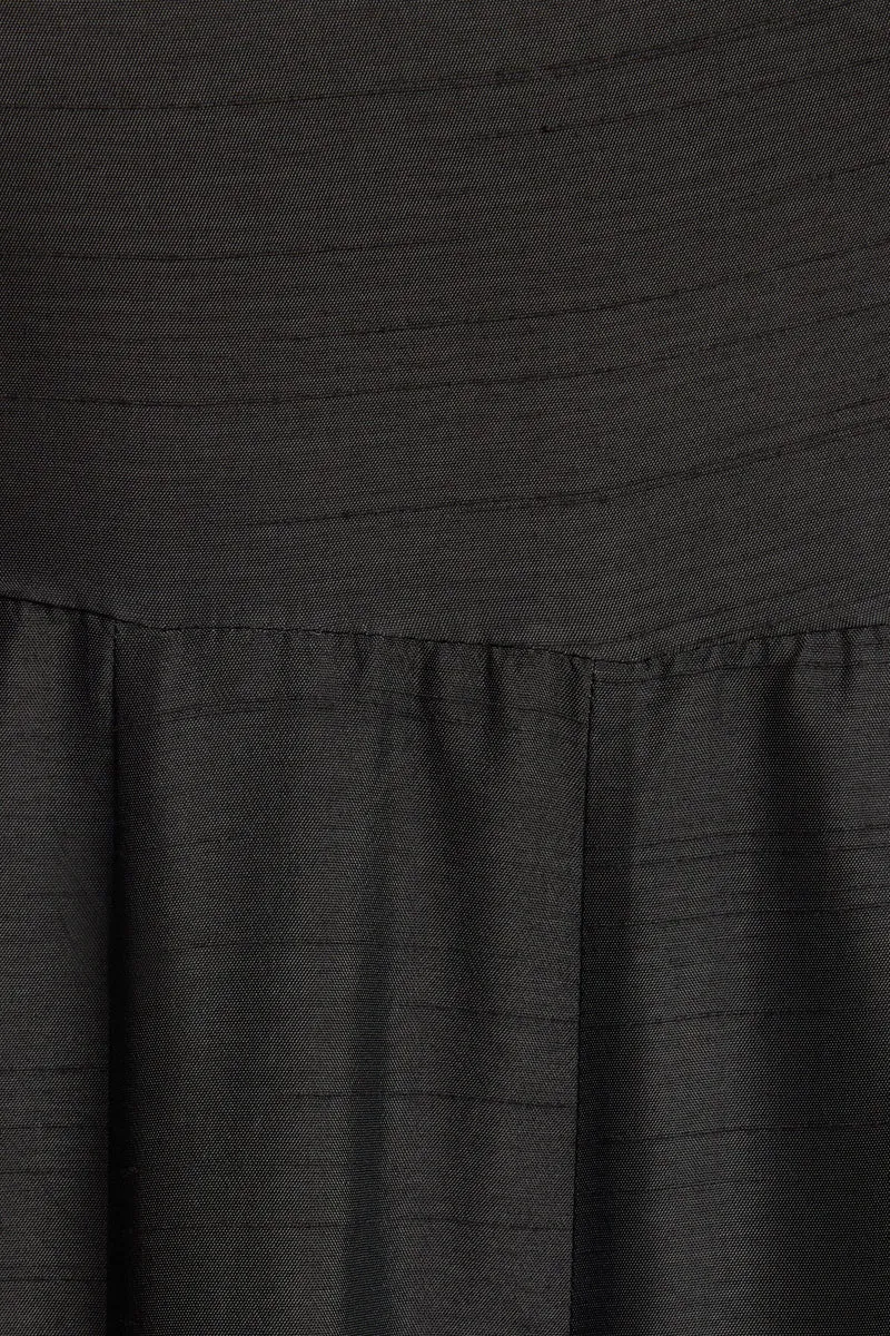 Isiy|Viscose Sweetheart Neckline Maxi Dress