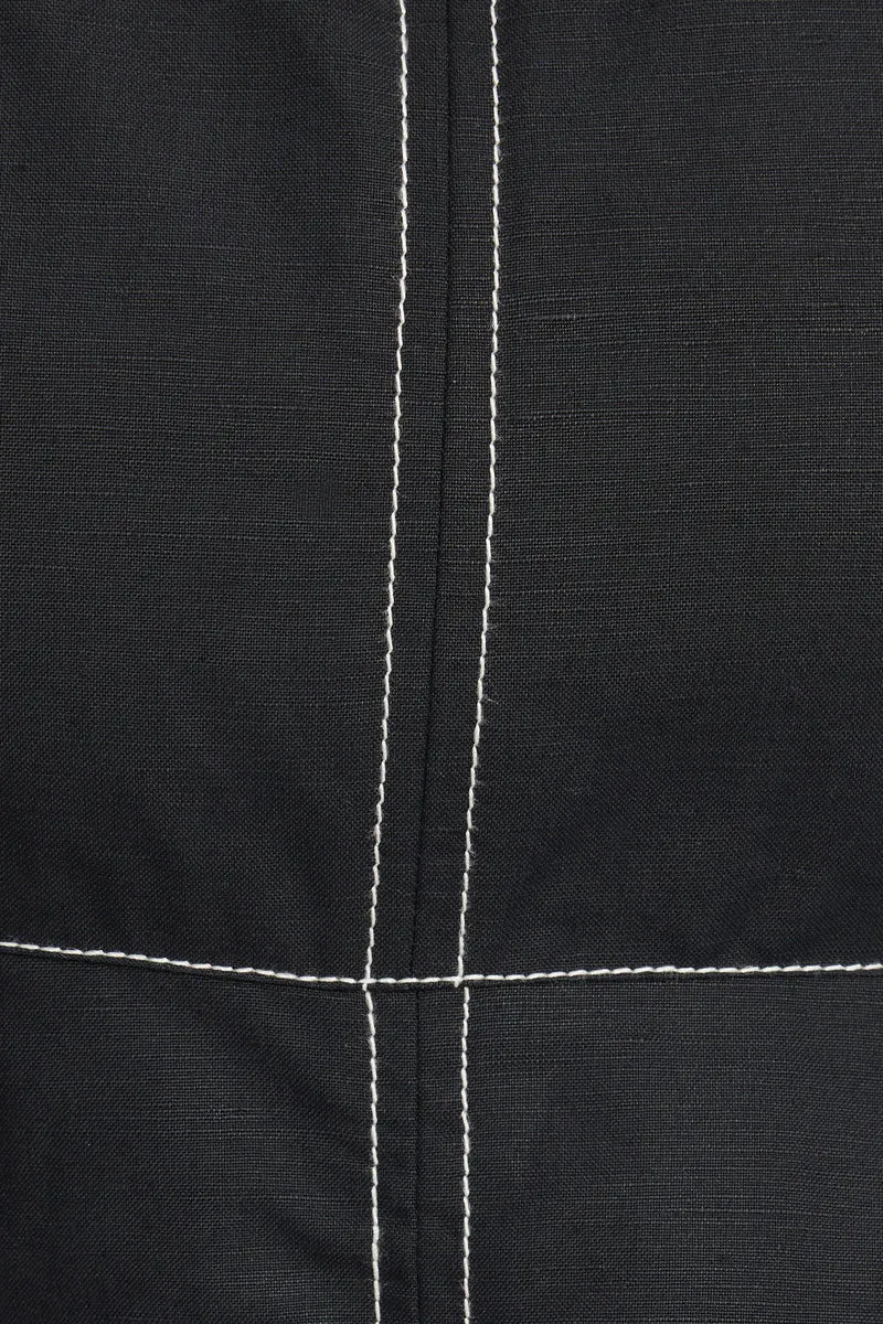 Keemh|100% Cotton Panelled Flared Midi Dress