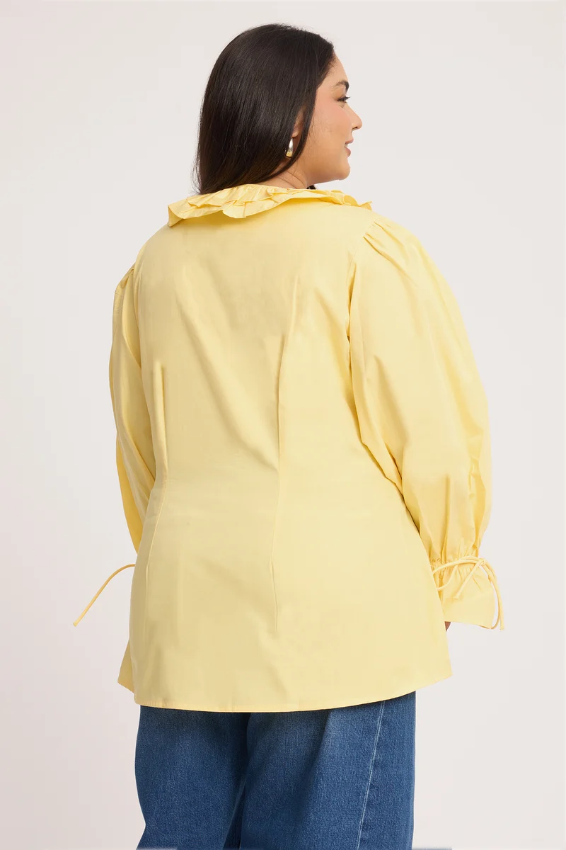 Rhilaith|100% Cotton Pin Tuck Detail Shirt Blouse