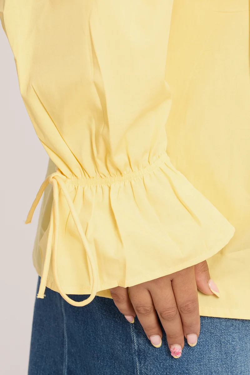 Rhilaith|100% Cotton Pin Tuck Detail Shirt Blouse