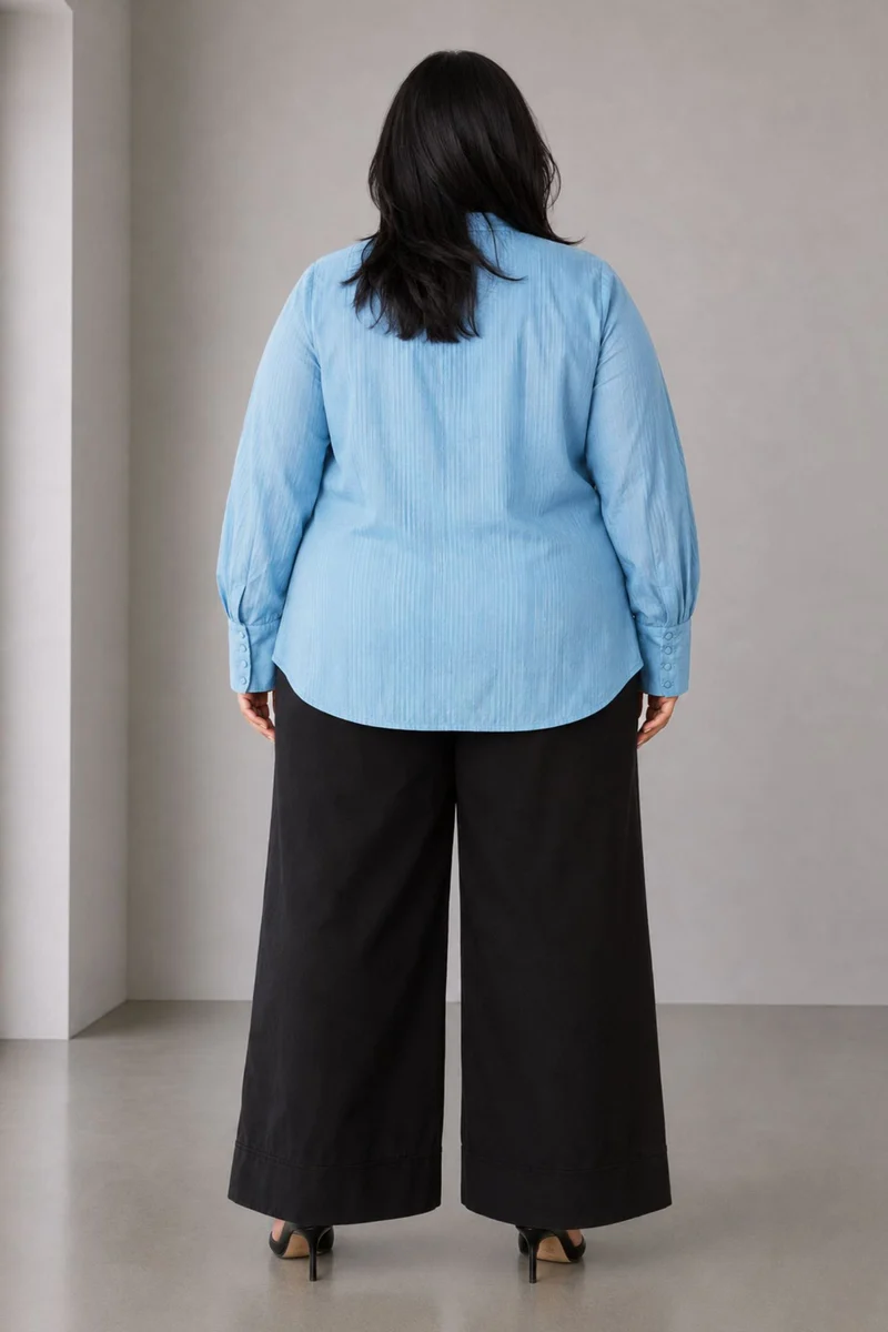 Lumaya|100% Viscose Mandarin Split