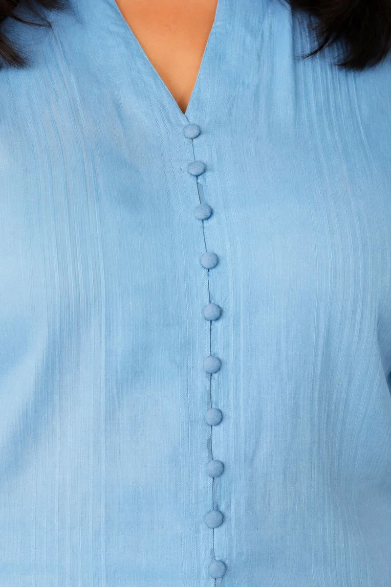 Lumaya|100% Viscose Mandarin Split