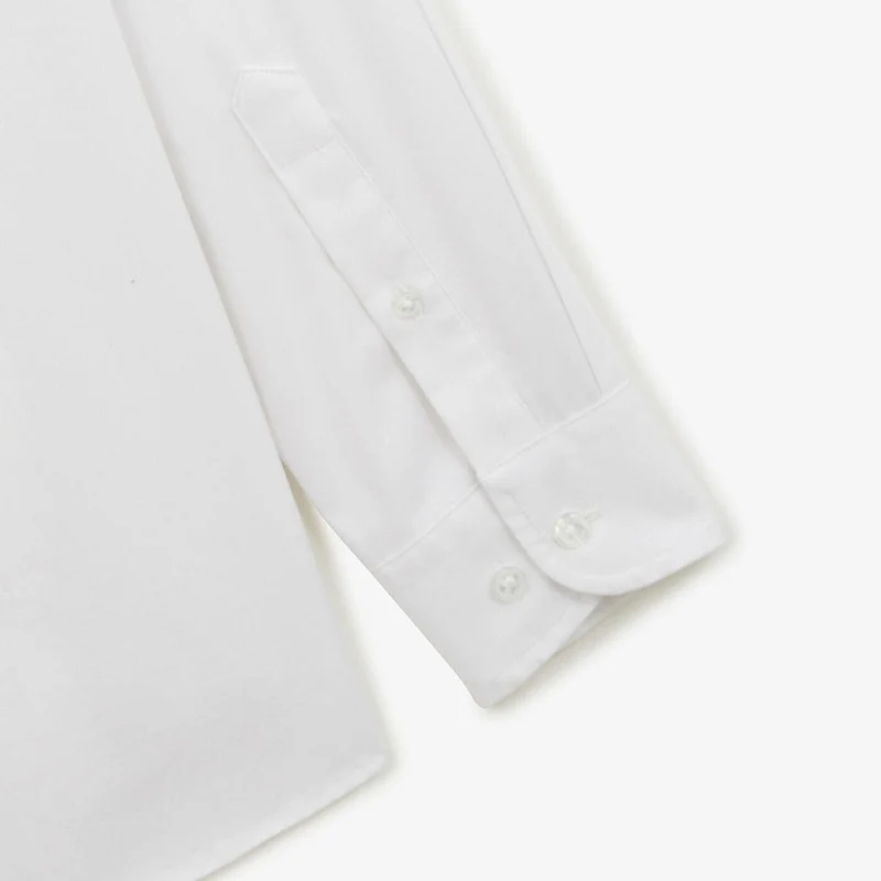 Chemise popeline confort stretch blanche