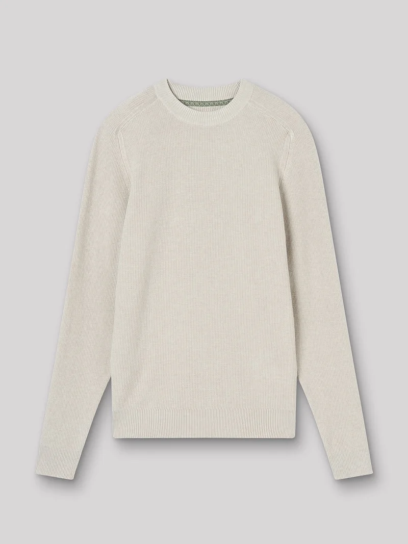 Pull col rond en viscose certifiée