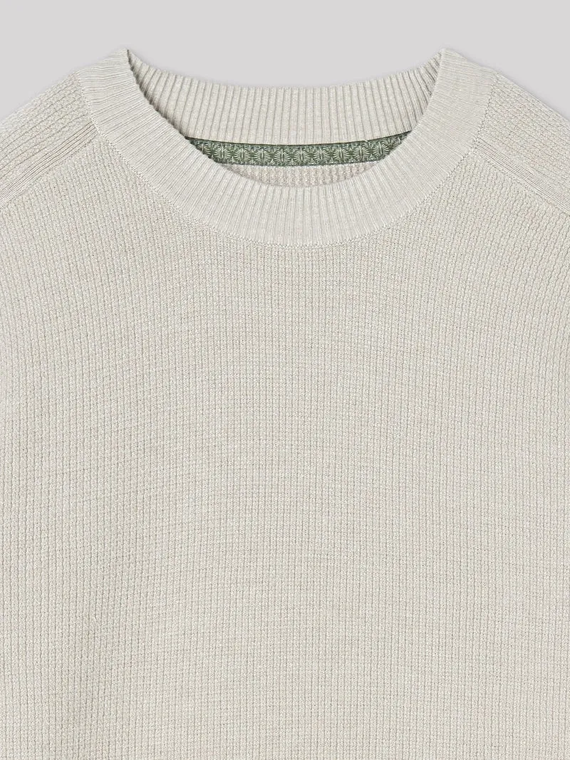 Pull col rond en viscose certifiée