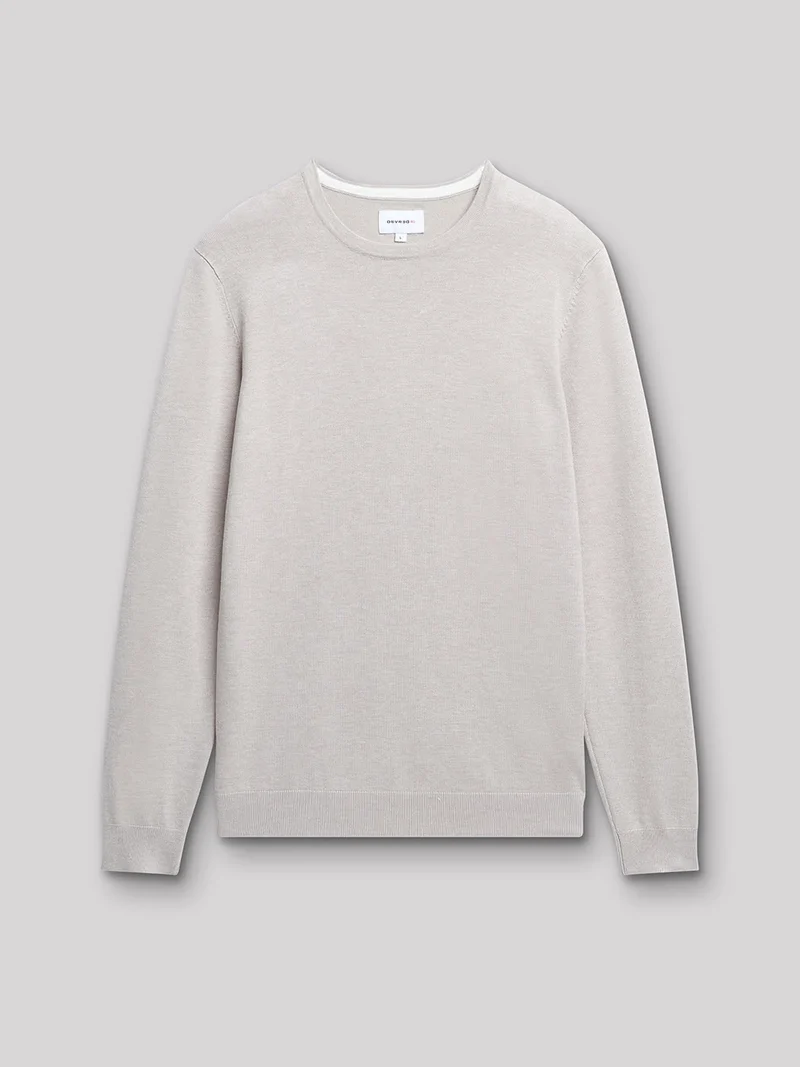 Pull col rond en viscose certifiée