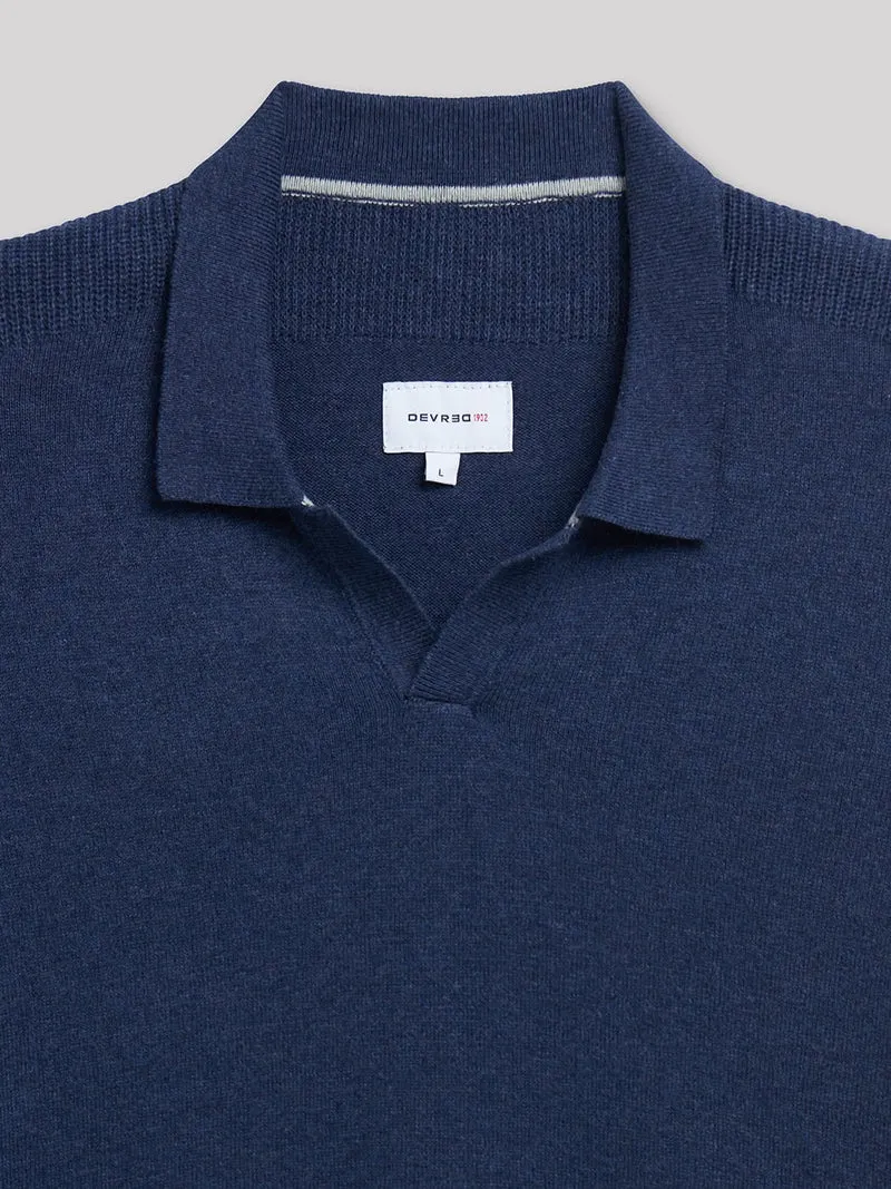 Pull col derby en coton cachemire