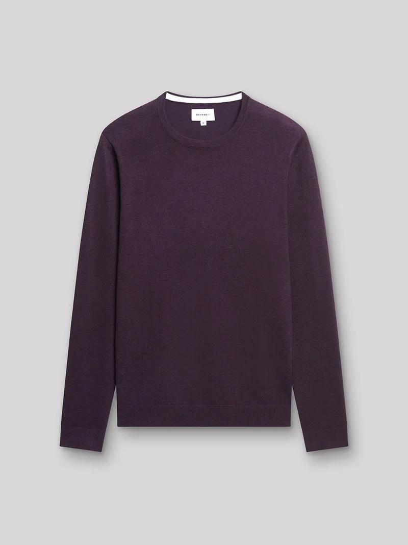 Pull col rond en viscose certifiée