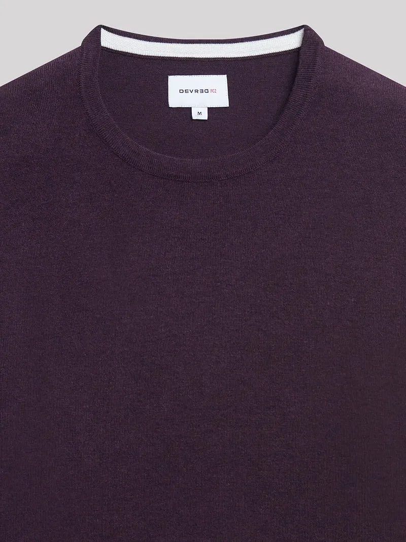 Pull col rond en viscose certifiée