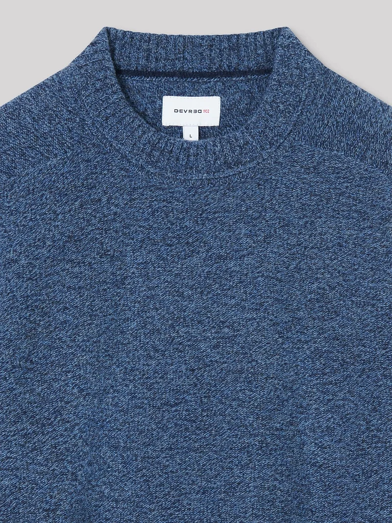 Pull col rond en laine d'agneau