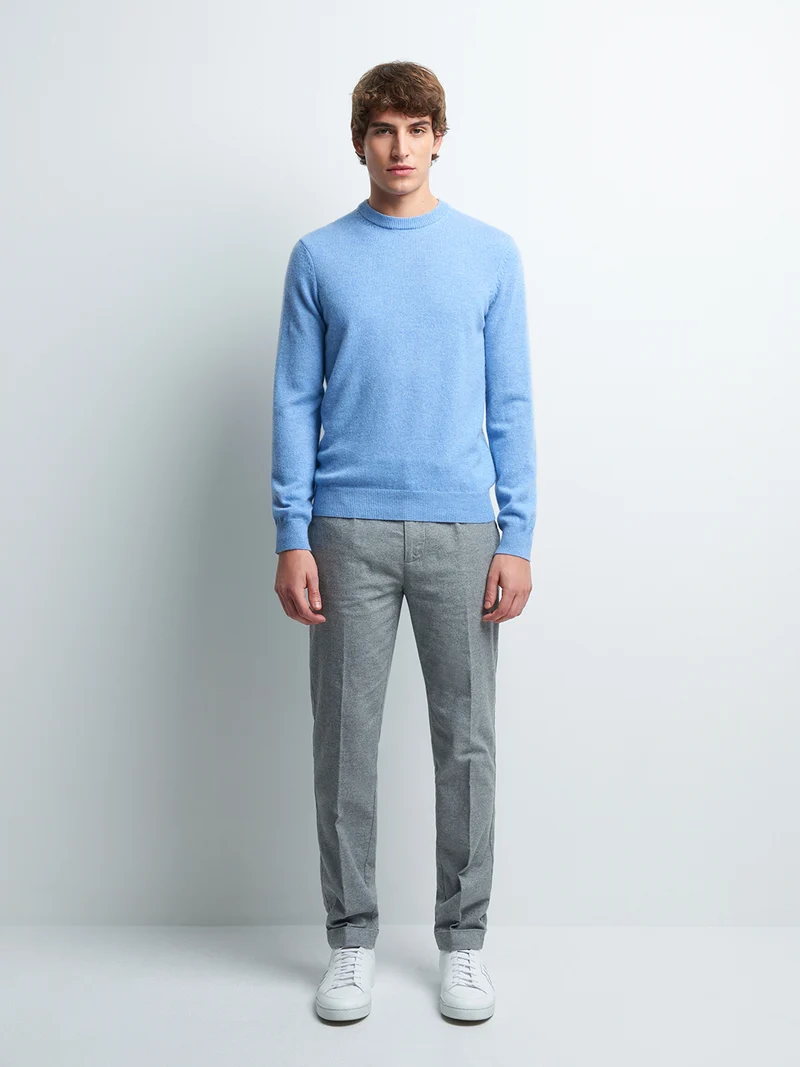 Pull col rond en cachemire