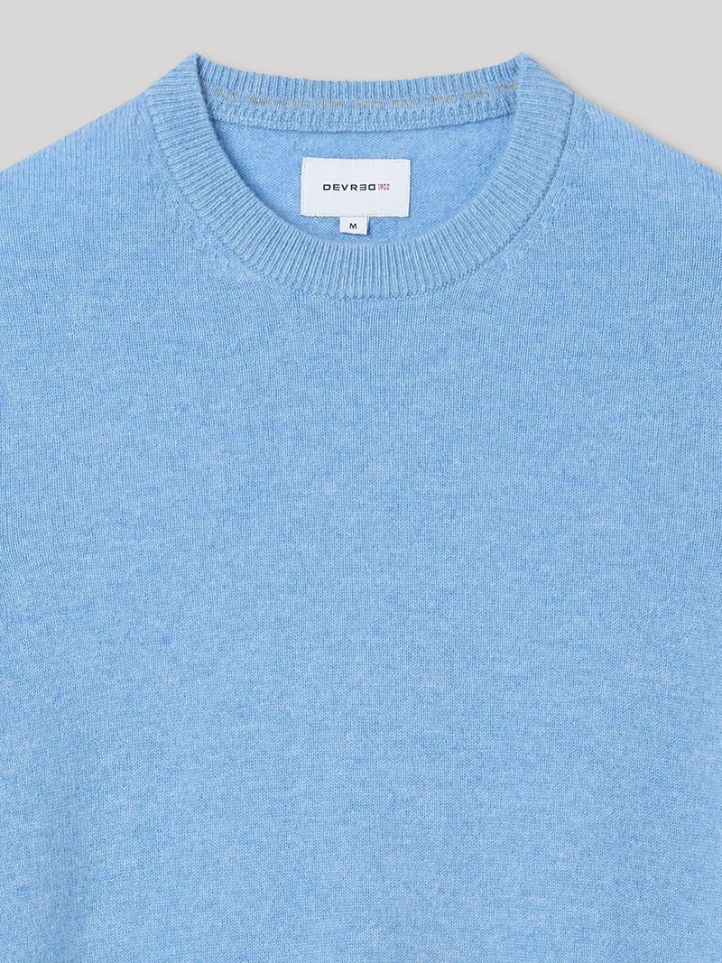 Pull col rond en cachemire