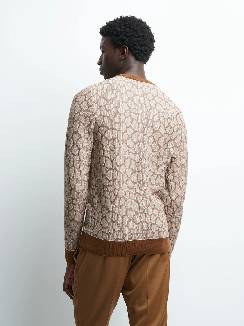 Pull col rond en coton