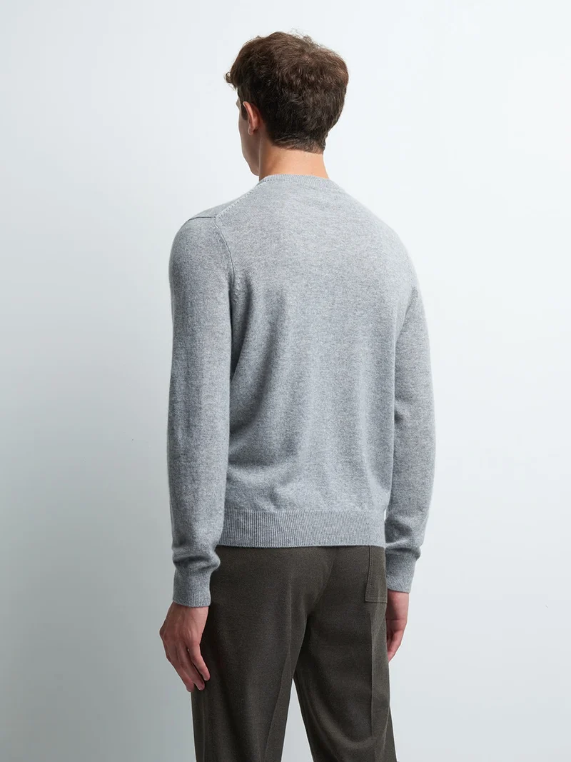 Pull col rond en cachemire