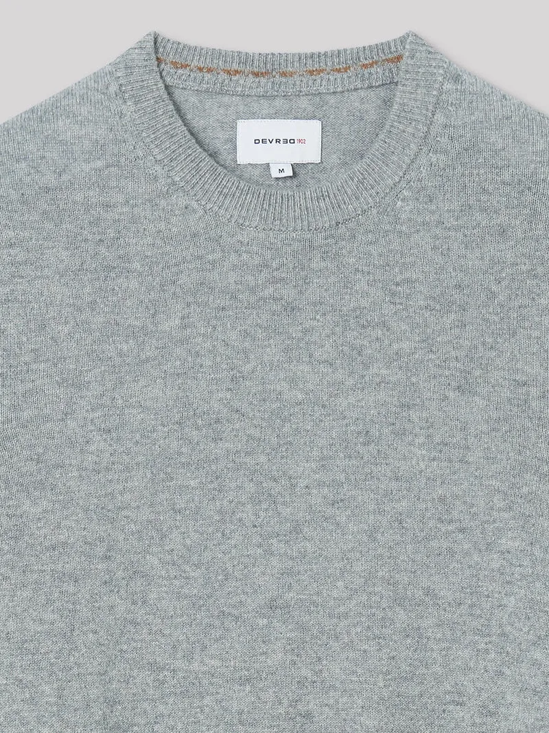 Pull col rond en cachemire
