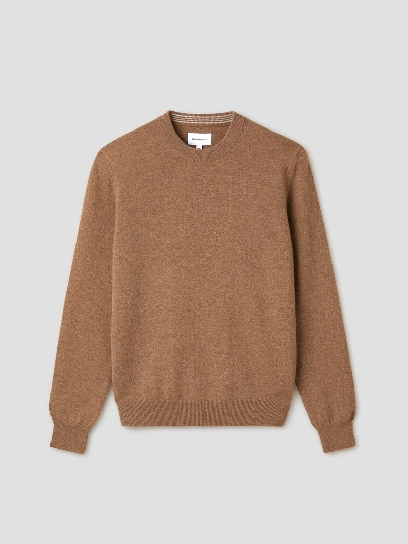 Pull col rond en cachemire