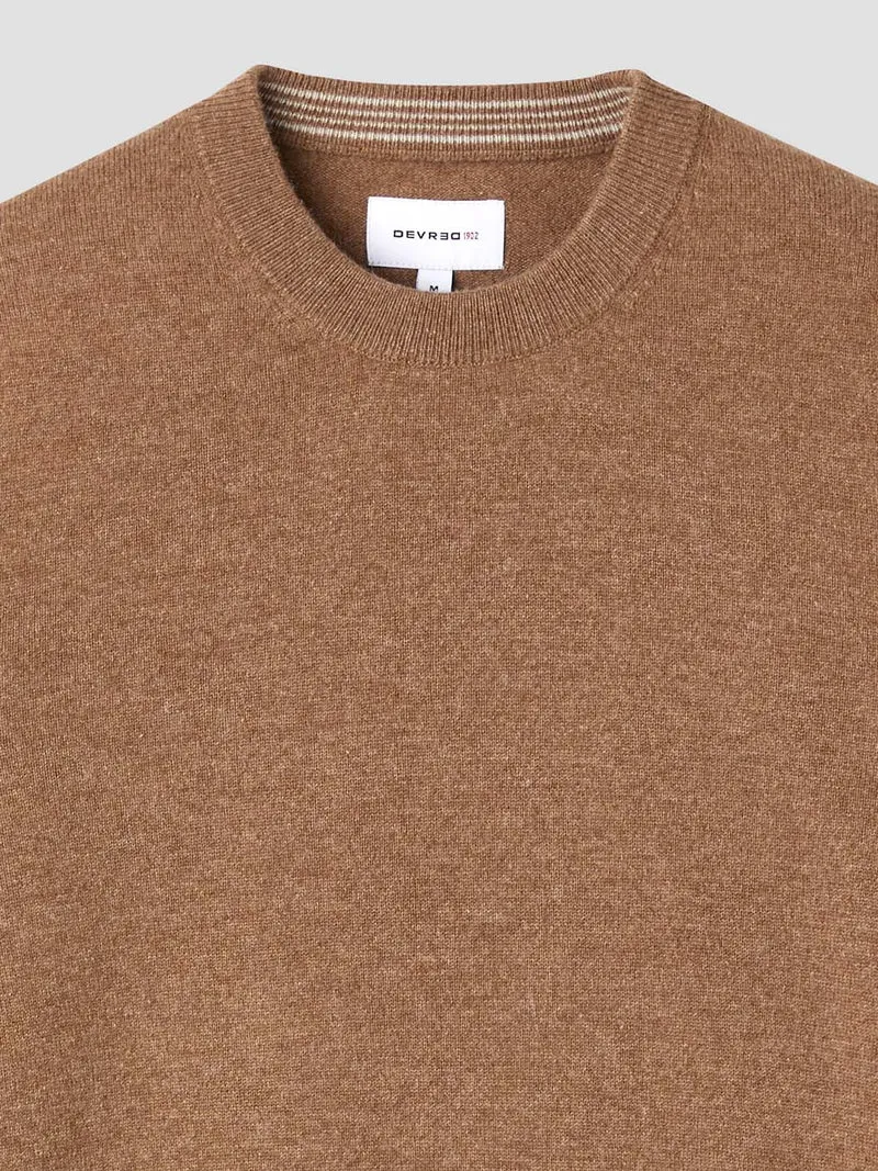 Pull col rond en cachemire
