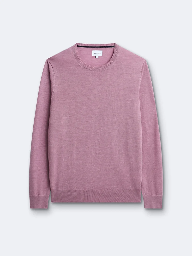 Pull col rond en laine mérinos