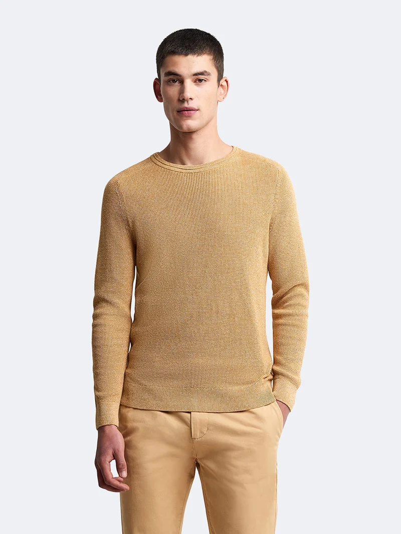 Pull col rond en coton