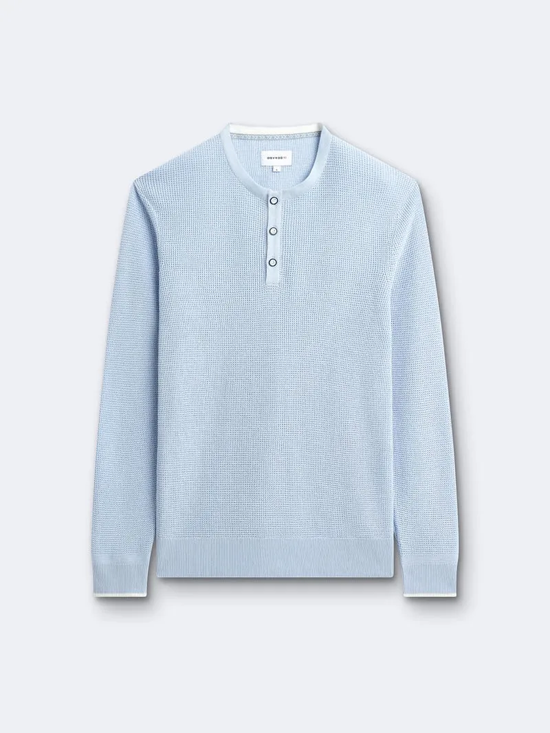 Pull col tunisien en coton