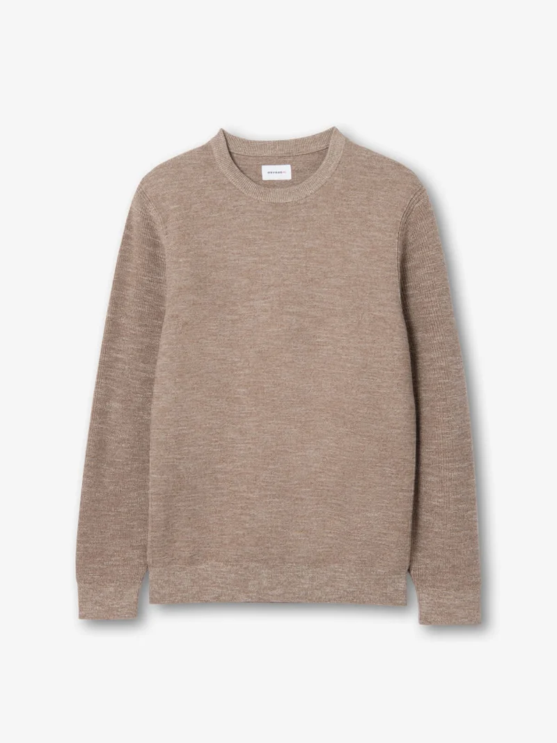 Pull col rond 100% coton