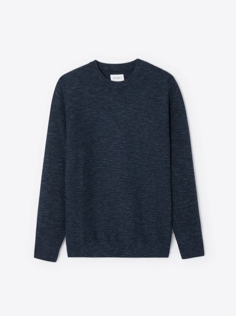 Pull col rond 100% coton