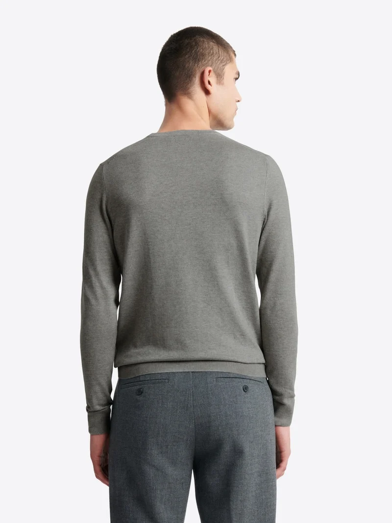 Pull à col rond 100% viscose certifiée