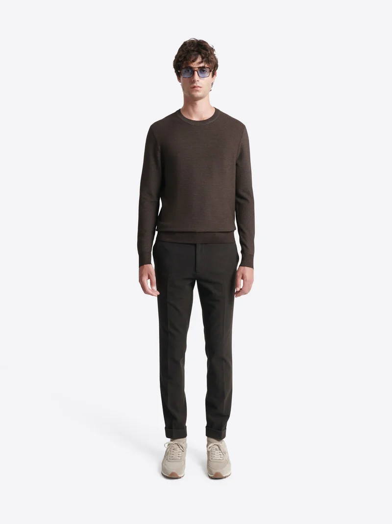 Pull à col derby 100% viscose certifiée