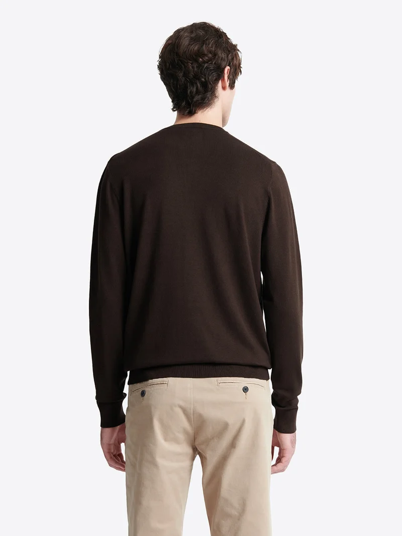 Pull à col rond 100% viscose certifiée