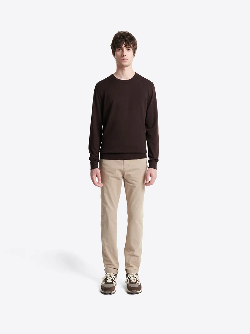 Pull à col rond 100% viscose certifiée